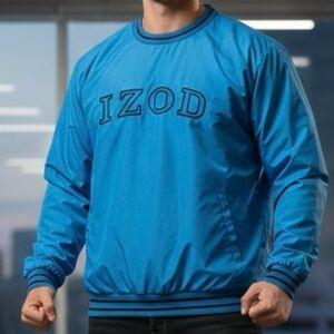 IZOD Pullover Windbreaker Jacket
